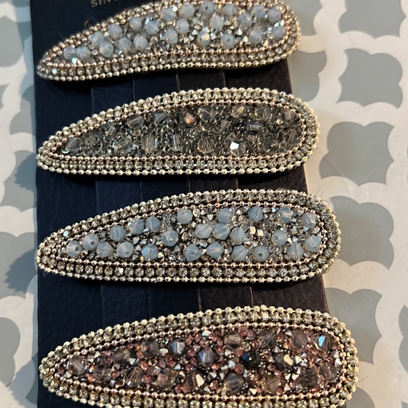 Rhinestone Hair Clips - Sincerely Jules - Picture 2 of 5